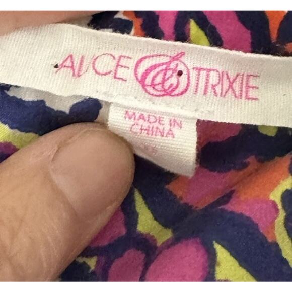 ALICE & TRIXIE Colorful Silk Light Weight Mini Dress Size XS - Picture 5 of 7